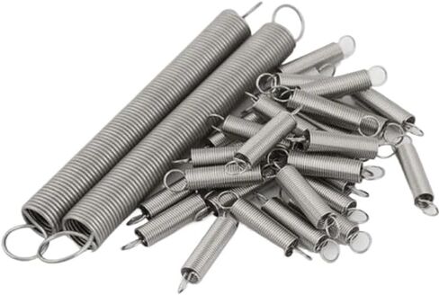 Mdingbao-Extension Springs 0.5mm Stainless Steel Extension Spring Outer Diameter 3/4/5/6mm, Length 10-50mm, V, Good Stretching Ability(45mm,0.5x6mm) in Saudi Arabia