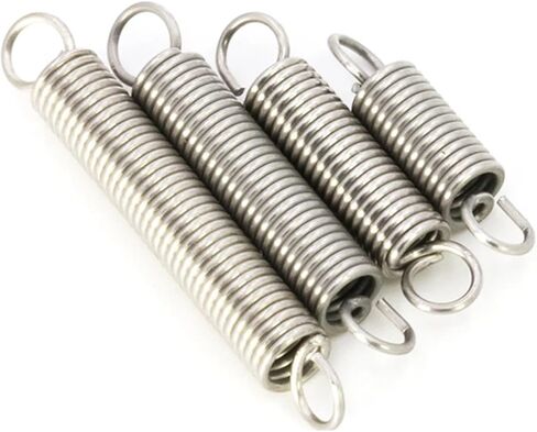 Medingbao-Extension Springs 304 سلك الفولاذ المقاوم للصدأ 1.5 مم زنبرك S-Hook Hook Cylindroid Leadiclic Leginic Leplack Flud ， قدرة تمتد جيدة (طول 300 مم (1pcs) ، DIA Outer 14mm) in Saudi Arabia