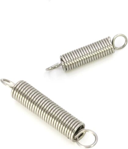 Medingbao-Extension Springs 304 سلك الفولاذ المقاوم للصدأ 1.5 مم زنبرك S-Hook Hook Cylindroid Leadiclic Leginic Leplack Flud ， قدرة تمتد جيدة (طول 300 مم (1pcs) ، DIA Outer 14mm) in Saudi Arabia