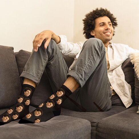 جوارب مخصصة easycosy مع صور جوارب حداثة شخصية مع وجوه عليها مخصصة هدايا مضحكة للرجال عائلة النساء in Saudi Arabia