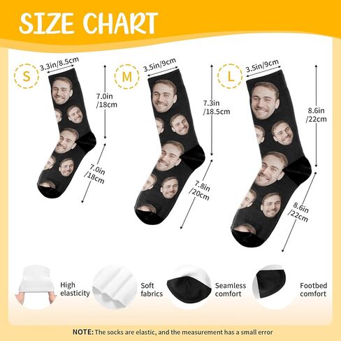جوارب مخصصة easycosy مع صور جوارب حداثة شخصية مع وجوه عليها مخصصة هدايا مضحكة للرجال عائلة النساء in Saudi Arabia