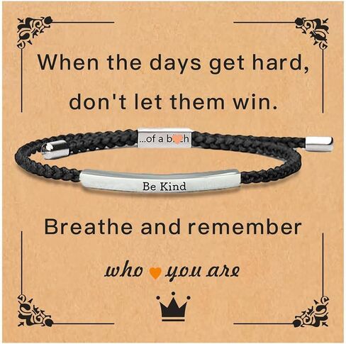 Be Kind of a B Bracelet Be Kind Inspirational Cuff Bracelet for Women Be Kind Friendship Bracelet Jewelry Gifts for Women Gifts for Christmas in Saudi Arabia