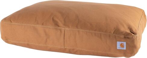 سرير Carhartt Firm Duck للكلاب، سرير مصنوع من القماش المتين للحيوانات الأليفة مع غطاء طارد للماء، لون Carhartt بني مع جزء علوي من الشيربا، كبير in Kuwait