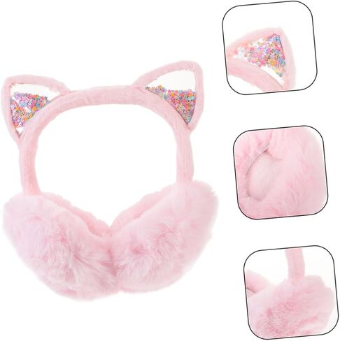 LIFKOME Earmuffs for Girls Winter 2 Pcs Plush Headband Ear Warmer Boys and Girls Ear Muffs in Saudi Arabia