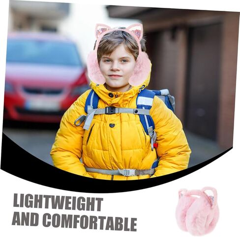 LIFKOME Earmuffs for Girls Winter 2 Pcs Plush Headband Ear Warmer Boys and Girls Ear Muffs in Saudi Arabia