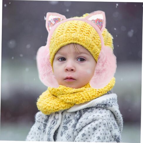 LIFKOME Earmuffs for Girls Winter 2 Pcs Plush Headband Ear Warmer Boys and Girls Ear Muffs in Saudi Arabia