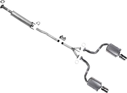 Extension Pipe Resonator Dual Mufflers Exhaust System Replacement Parts For Nissan Maxima 2012-2022 in Saudi Arabia