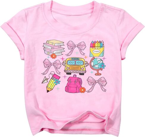 Kindergarten Shirt for Girls Boys First Day of Preschool Shirts Back to School Outfits Little Kid School Tee Top in Kuwait