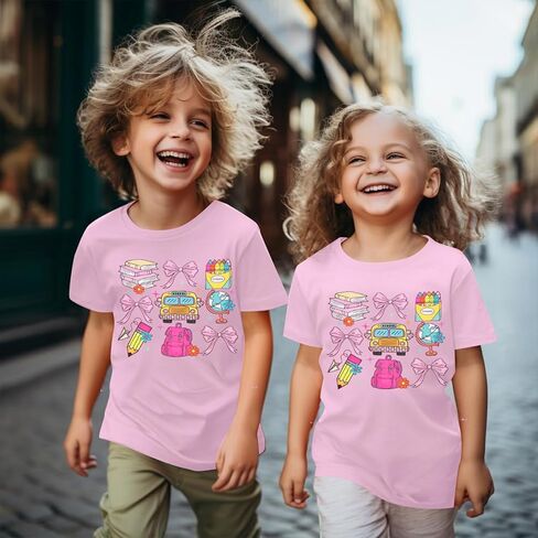Kindergarten Shirt for Girls Boys First Day of Preschool Shirts Back to School Outfits Little Kid School Tee Top in Kuwait