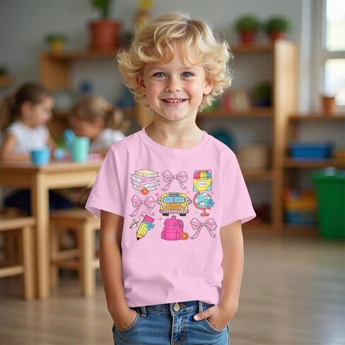 Kindergarten Shirt for Girls Boys First Day of Preschool Shirts Back to School Outfits Little Kid School Tee Top in Kuwait
