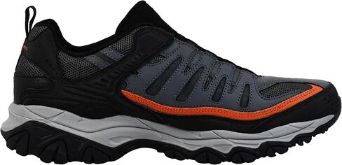 Skechers Men's Afterburn Wonted Shoes, Black/Orange, 11.5 W in Saudi Arabia