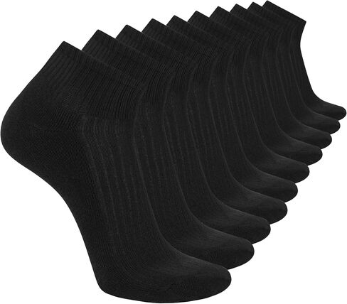Skechers Men's 10 Pack Cushioned Quarter Crew Socks in Saudi Arabia