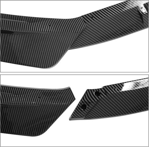 IKON MOTORSPORTS, 3PCS Front Bumper Lip Compatible with 2014-2016 Lexus IS200T IS250 IS350 F Sport, ABS Plastic Carbon Fiber Print IKON Style Front Bumper Lip Body Kit Spoiler 3Pcs in Saudi Arabia