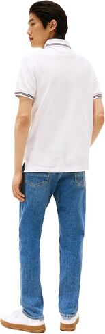 Tommy Hilfiger Men Short Sleeve Disual Polo Dertts في تناسب ضئيلة مع تصميمات الكفة والكفة in Saudi Arabia