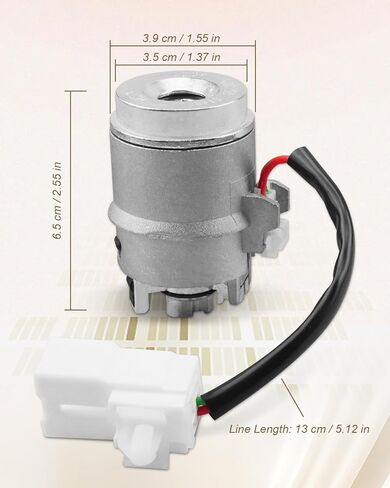 81920-1EA00 اسطوانة قفل الإشعال مع 2 ملاءمة مفتاح للكنة Hyundai 1.6L 2006-2011 التثبيت السهل التبديل الإشعال الإشعال in Kuwait