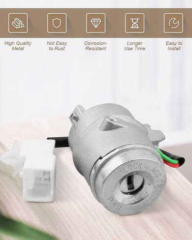 81920-1EA00 اسطوانة قفل الإشعال مع 2 ملاءمة مفتاح للكنة Hyundai 1.6L 2006-2011 التثبيت السهل التبديل الإشعال الإشعال in Kuwait