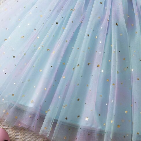 Baby Girls Tulle Tutu Dress Summer Birthday Party Babydoll Dresses Size 6M-5T in Kuwait
