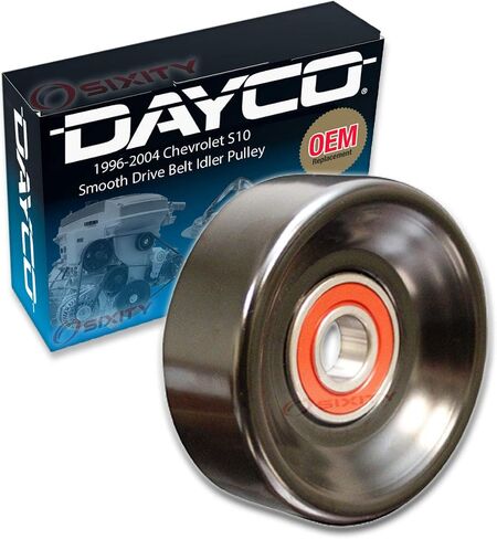 Dayco Smooth Pulley Drive Belt Idler Pulley compatible with Chevrolet S10 4.3L V6 1996-2004 in Saudi Arabia