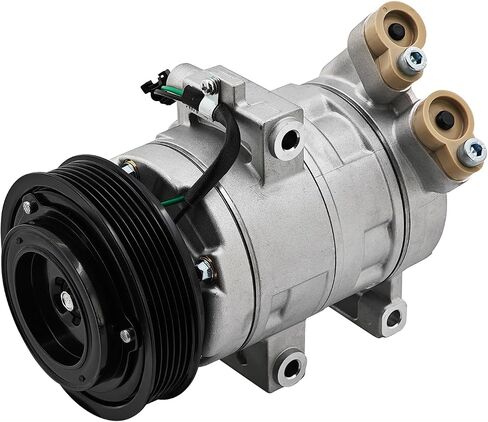 Air Conditioner AC Compressor w/Clutch Fits for Hyundai Elantra, Elantra Coupe GT, for Kia Forte5 Forte Koup Soul EV Replace# 197383, 198383, 97701A5800, 97701F2800 in Saudi Arabia