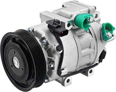 ضاغط مكيف الهواء مع قابض يناسب هيونداي إلنترا، إلنترا كوبيه جي تي، لكيا فورتي 5 فورتي كوب سول EV استبدال # 197383، 198383، 97701A5800، 97701F2800 in Kuwait