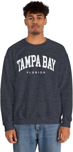 Tampa Bay Florida Adult Unisex Crewneck Sweatshirt in Saudi Arabia