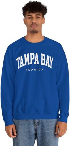 Tampa Bay Florida Adult Unisex Crewneck Sweatshirt in Saudi Arabia