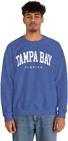 Tampa Bay Florida Adult Unisex Crewneck Sweatshirt in Saudi Arabia