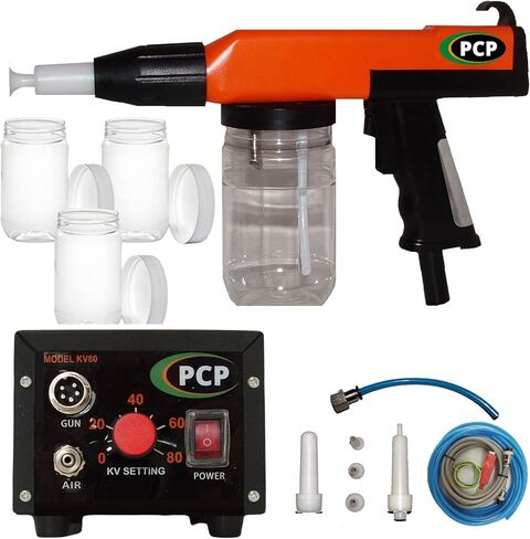 طراز KV80 طلاء طلاء طقم طقم مجموعة مثالية آلة مسحوق الرش الإلكتروستاتي in Kuwait