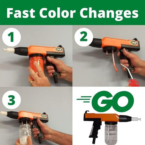 طراز KV80 طلاء طلاء طقم طقم مجموعة مثالية آلة مسحوق الرش الإلكتروستاتي in Kuwait