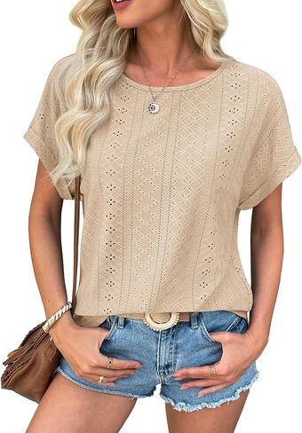 السترات النسائية في Athmile Lourd Fit Blouses Summer Summer Summer Stops مع ملابس شاطئية منحنية للنساء in Kuwait