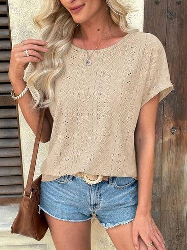 السترات النسائية في Athmile Lourd Fit Blouses Summer Summer Summer Stops مع ملابس شاطئية منحنية للنساء in Kuwait