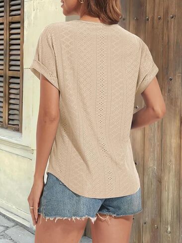 السترات النسائية في Athmile Lourd Fit Blouses Summer Summer Summer Stops مع ملابس شاطئية منحنية للنساء in Kuwait