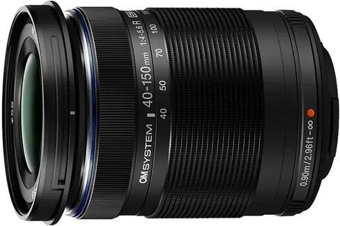 OM SYSTEM M.Zuiko Digital ED 40-150 mm F4-5.6 Lens, Telephoto Zoom, Suitable for All MFT Cameras (Olympus OM-D & Pen Models, Panasonic G Series), Silver in Kuwait