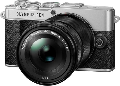 OM SYSTEM M.Zuiko Digital ED 40-150 mm F4-5.6 Lens, Telephoto Zoom, Suitable for All MFT Cameras (Olympus OM-D & Pen Models, Panasonic G Series), Silver in Kuwait