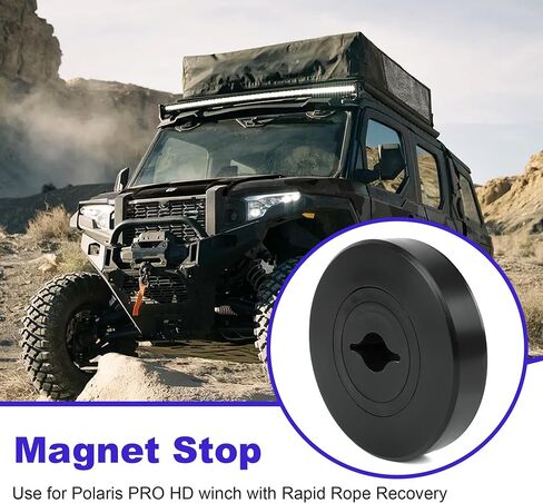 Bumper Magnet Stop V2 5415787,5414619 for Polaris 2021 Ranger 1000 XP Crew EPS (Compatible with Any Polaris PRO HD Winch with Rapid Rope Recovery) in Saudi Arabia