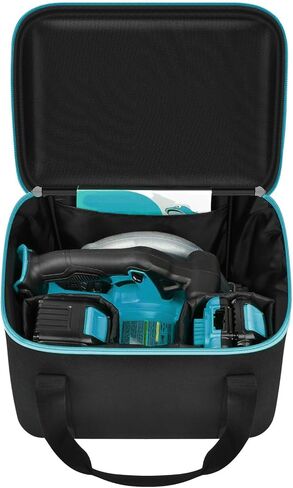 Universal Tool Bag for DEWALT 20V MAX Circular Saw DCS391B/DCS565B, for Makita XSS02Z 18V Sierra Circular, for Milwaukee M18 Skill Saw Blade & Battery & Charger - Case Only (Black) in Kuwait