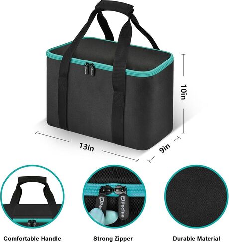 Universal Tool Bag for DEWALT 20V MAX Circular Saw DCS391B/DCS565B, for Makita XSS02Z 18V Sierra Circular, for Milwaukee M18 Skill Saw Blade & Battery & Charger - Case Only (Black) in Kuwait