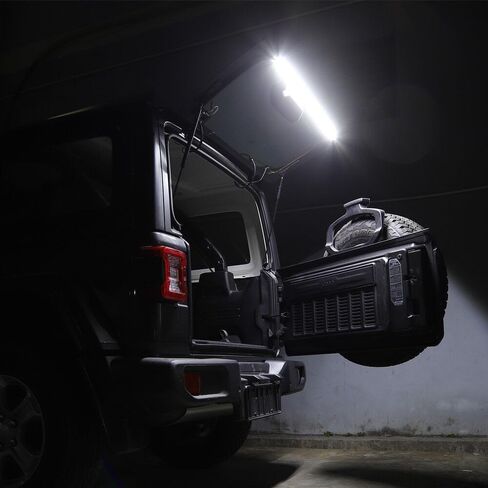 الباب الخلفي الخلفي شريط الضوء الزجاجي GASE LAMP KIT JK L3 لجيب لرينجلر 2007-2023 لـ WRANGLER JK 2018 1SET-ANCULDE in Saudi Arabia