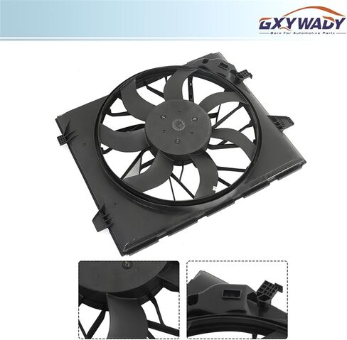 GXYWADY Cooling Fan Assembly Replacement for 55038994AI 621-134 Replacement for Grand Cherokee 2011-2013 Replacement for Durango 2011-2013 in Saudi Arabia