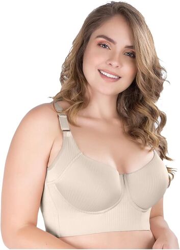 Fajas Extra Firm Control Full Cup Bra with Side Support and High Cleavage Ref 8546 in Saudi Arabia