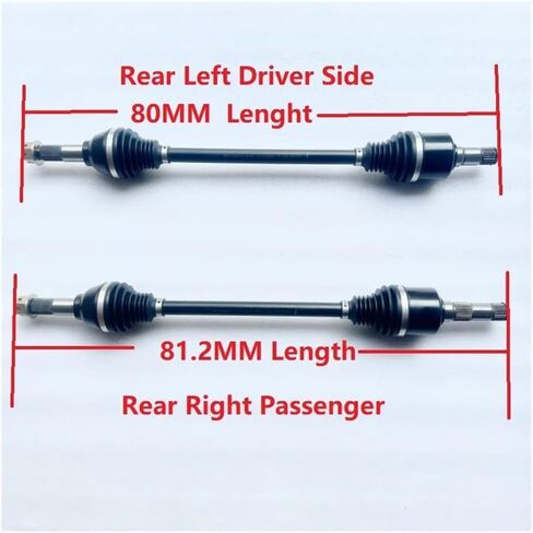 Rear Left/Right CV Axle Drive Shaft Long Travel for ODES 800 1000 UTV Dominator Raider X2 X4 15101240000/15101250000 Accessories(Rear Left Driver) in Saudi Arabia