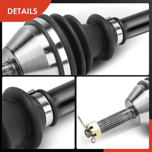 A-Premium Pair (2) Front CV Axle Shaft Assembly Compatible with Polaris Magnum 500, Magnum RMK 500, Sportsman 700, 2002, Driver and Passenger Side in Saudi Arabia