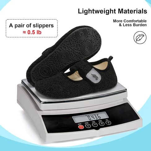 JIASUQI Womens Slippers Wide Diabetic Shoes for Men Adjustable House Shoes Indoor Outdoor Slippers in Kuwait