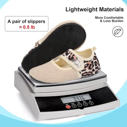 JIASUQI Womens Slippers Wide Diabetic Shoes for Men Adjustable House Shoes Indoor Outdoor Slippers in Kuwait