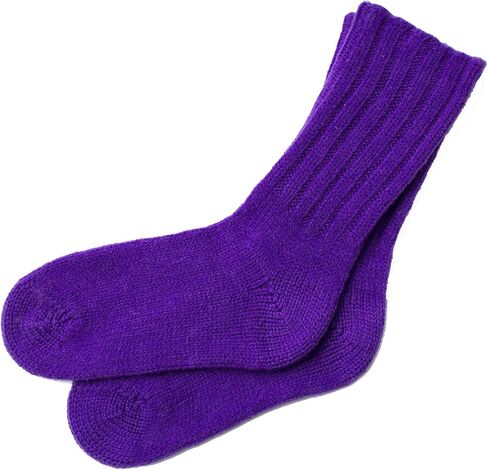 Woolwear 100 ٪ النمساوية المسلوقة باليد الجوارب العجل المتماسكة بألوان كثيرة in Kuwait