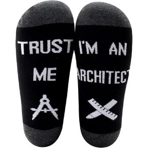 MBMSO Funny Architect Gifts 2 Pairs Trust Me I’m an Architect Socks Gifts in Kuwait