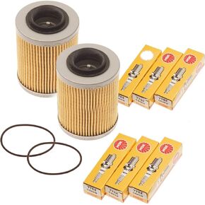 Sea Doo Spark 900 Oil Filter W/O-Ring & NGK Spark Plugs 420956123 CR8EB 2 Pack in Saudi Arabia