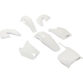 HECASA Complete Plastic Kit Bodywork Compatible with 2000-2001 Honda CR125R CR250R (Red&White) in Kuwait