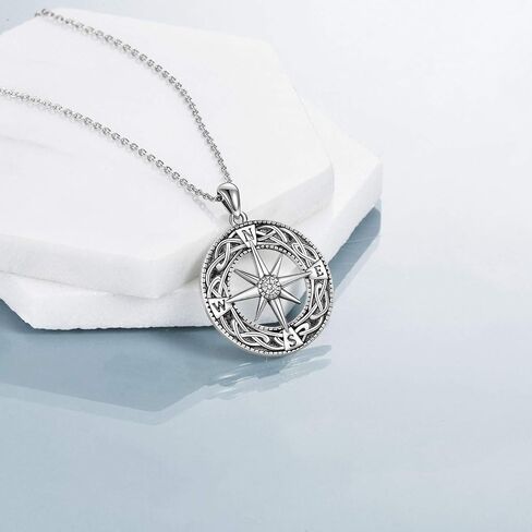 قلادة/أقراط Onefinity Compass قلادة سيلتيس سيلتيس سيلتيس سيلتي in Saudi Arabia