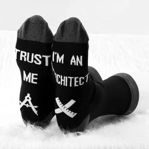 MBMSO Funny Architect Gifts 2 Pairs Trust Me I’m an Architect Socks Gifts in Kuwait